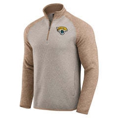 Jacksonville Jaguars Darius Rucker Collection Tonal Quarter-Zip Jacket - Tan - Fanatics