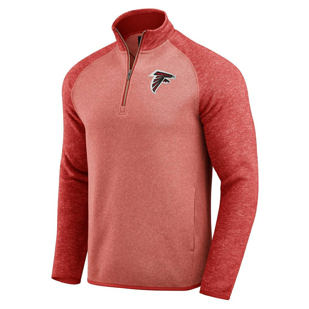 Atlanta Falcons Darius Rucker Collection Tonal Quarter-Zip Jacket - Red - Fanatics