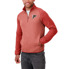 Atlanta Falcons Darius Rucker Collection Tonal Quarter-Zip Jacket - Red - Fanatics
