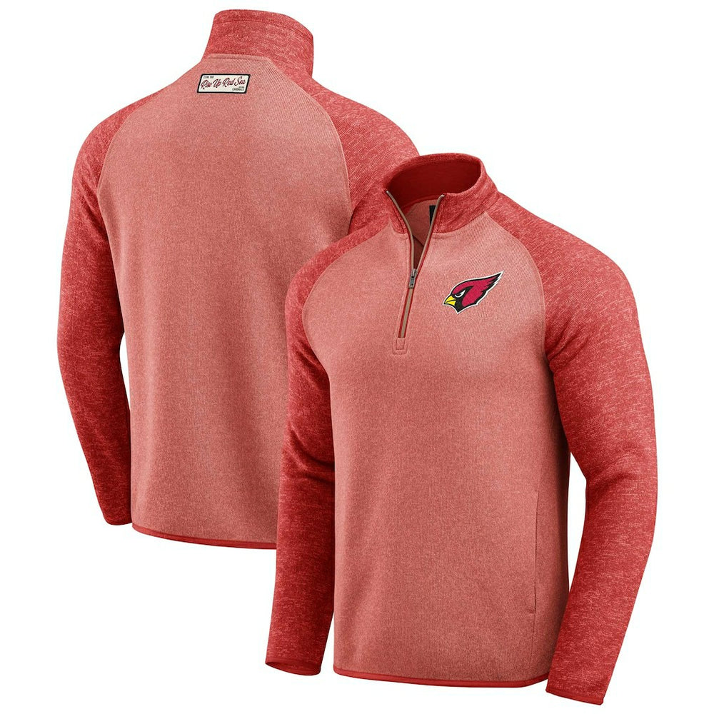 Arizona Cardinals Darius Rucker Collection Tonal Quarter-Zip Jacket - Cardinal - Fanatics