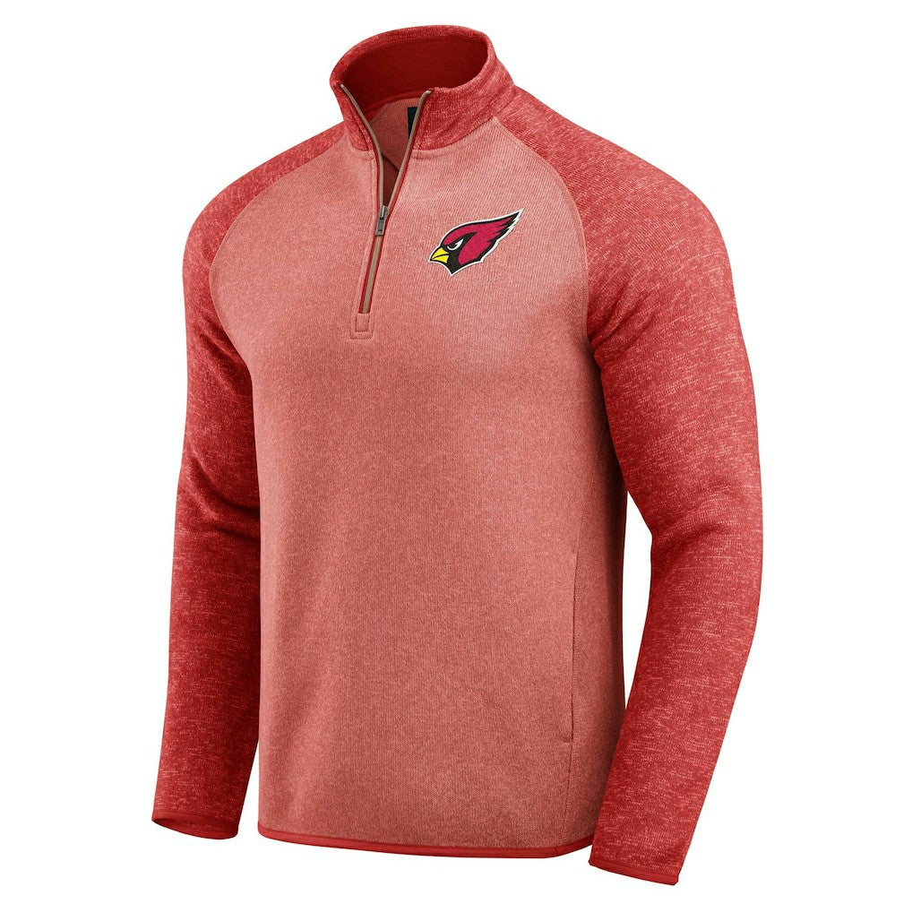 Arizona Cardinals Darius Rucker Collection Tonal Quarter-Zip Jacket - Cardinal - Fanatics
