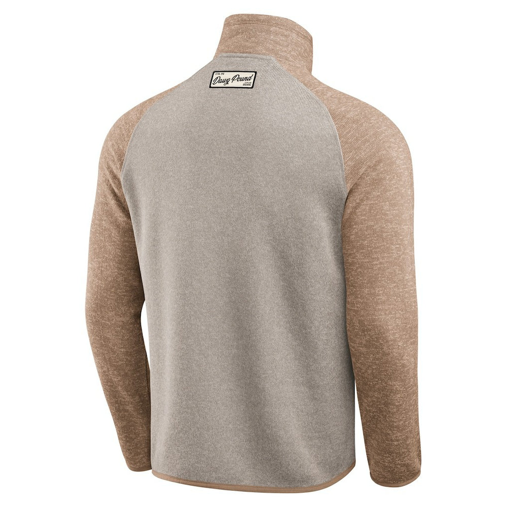Cleveland Browns Darius Rucker Collection Tonal Quarter-Zip Jacket - Tan - Fanatics