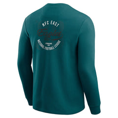 Philadelphia Eagles Darius Rucker Collection Washed Waffle-Knit Long Sleeve T-Shirt - Kelly Green - Fanatics