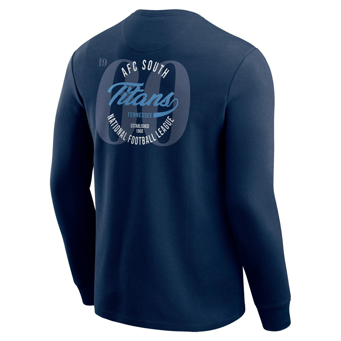 Tennessee Titans Darius Rucker Collection Washed Waffle-Knit Long Sleeve T-Shirt - Navy - Fanatics
