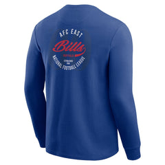 Buffalo Bills Darius Rucker Collection Washed Waffle-Knit Long Sleeve T-Shirt - Royal - Fanatics