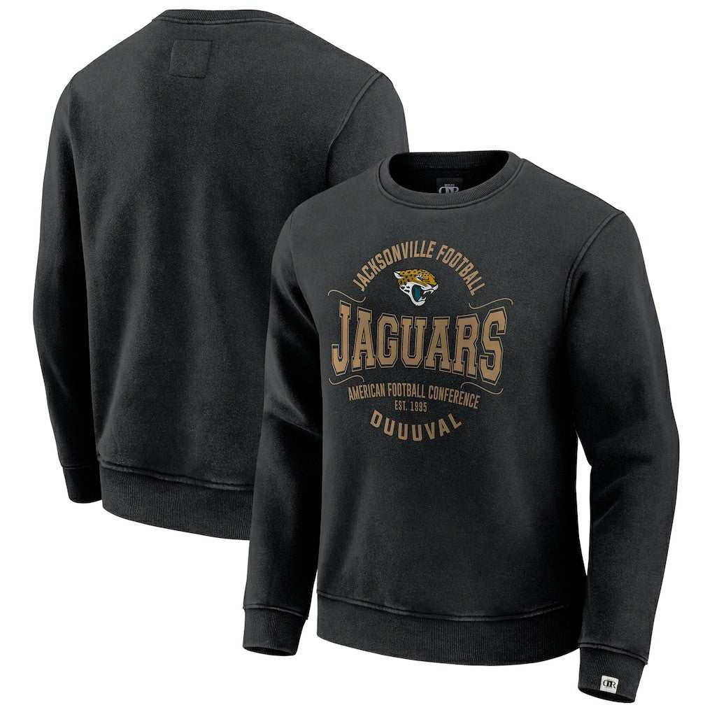 Jacksonville Jaguars Darius Rucker Collection Vintage Pullover Sweatshirt - Black - Fanatics