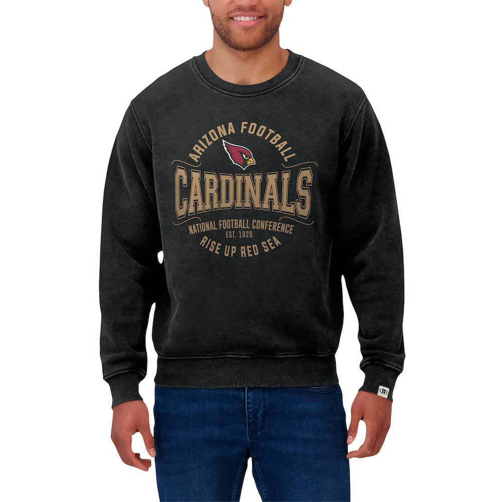 Arizona Cardinals Darius Rucker Collection Vintage Pullover Sweatshirt - Black - Fanatics