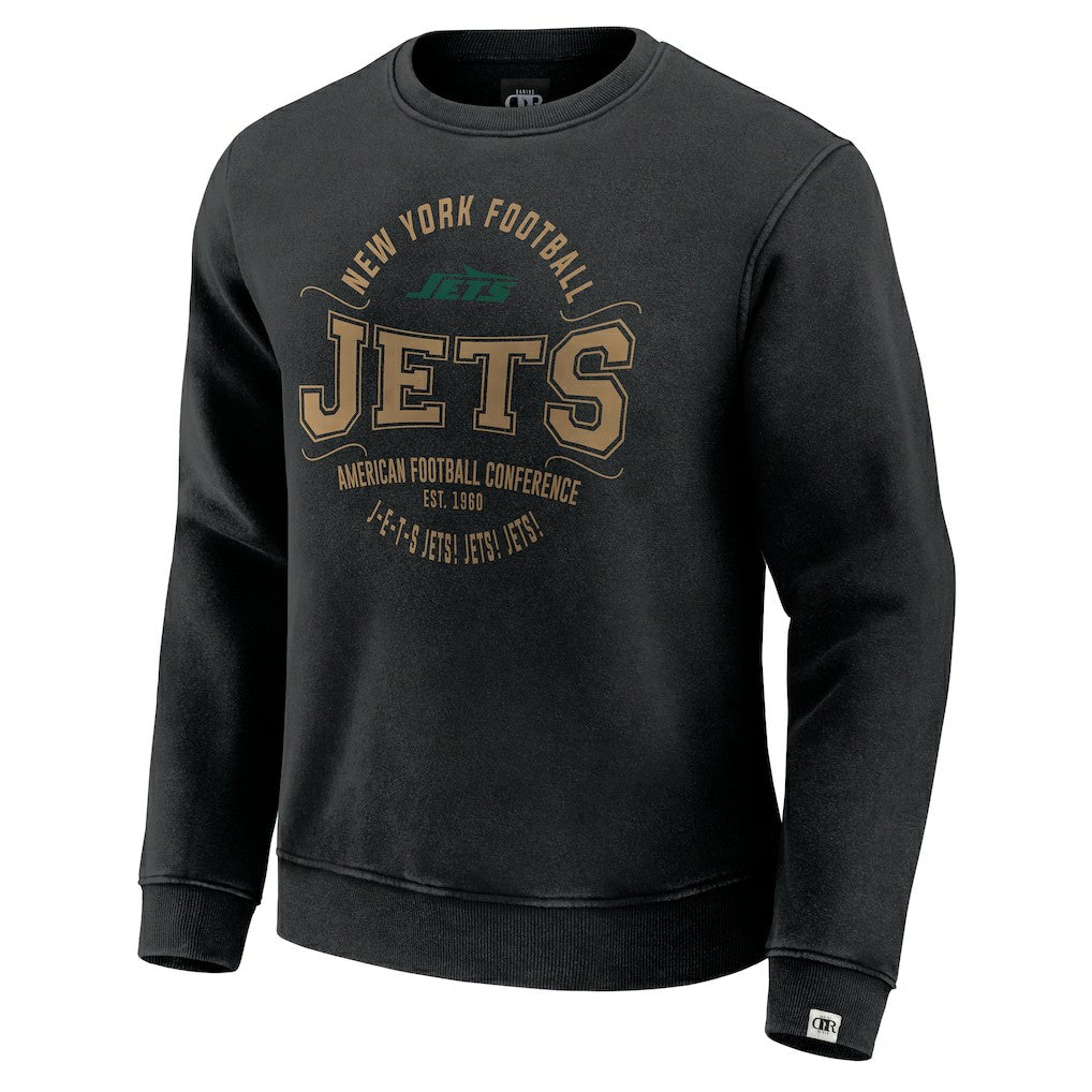 New York Jets Darius Rucker Collection Vintage Pullover Sweatshirt - Black - Fanatics
