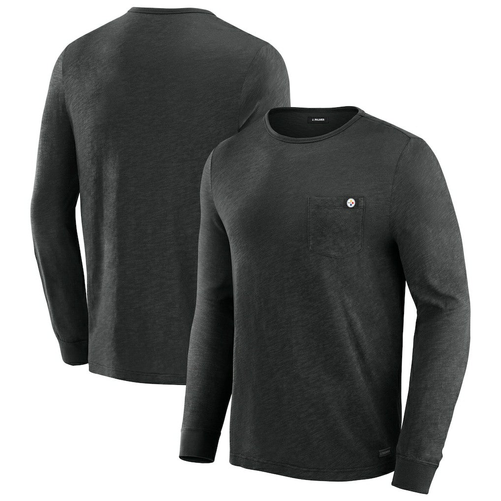 Pittsburgh Steelers J. Palmer In-The-Pocket Long Sleeve T-Shirt - Black - NFL