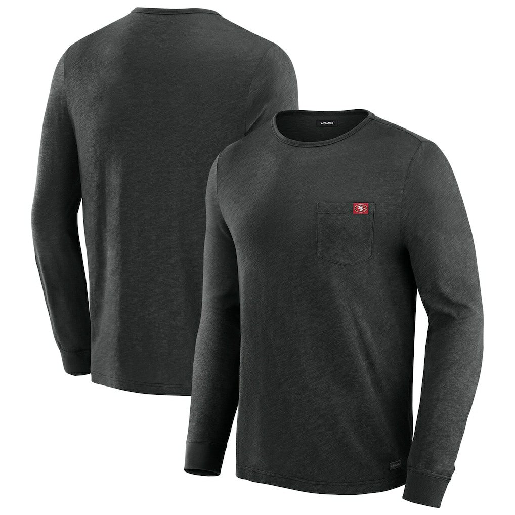 San Francisco 49ers J. Palmer In-The-Pocket Long Sleeve T-Shirt - Black - NFL