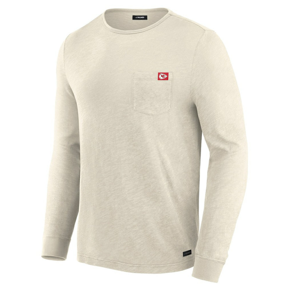 Kansas City Chiefs J. Palmer In-The-Pocket Long Sleeve T-Shirt - Cream - NFL