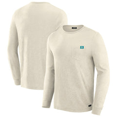 Miami Dolphins J. Palmer In-The-Pocket Long Sleeve T-Shirt - Cream - NFL