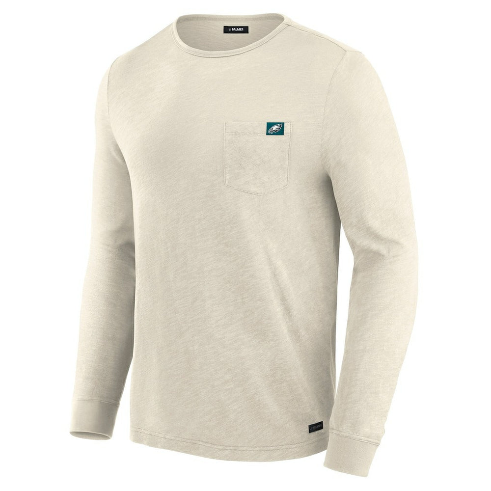 Philadelphia Eagles J. Palmer In-The-Pocket Long Sleeve T-Shirt - Cream - NFL