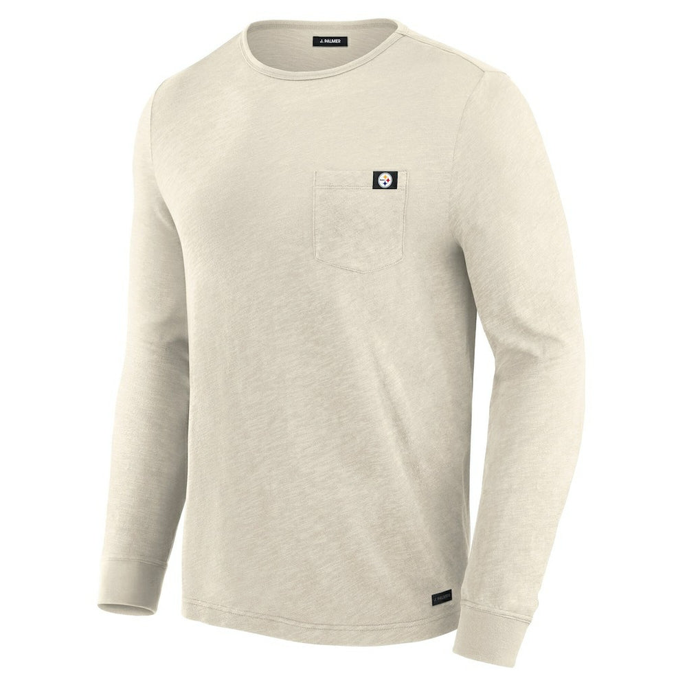 Pittsburgh Steelers J. Palmer In-The-Pocket Long Sleeve T-Shirt - Cream - NFL