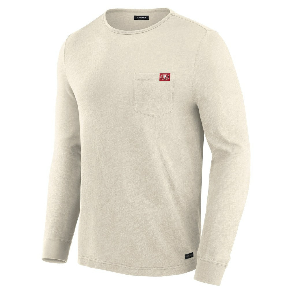San Francisco 49ers J. Palmer In-The-Pocket Long Sleeve T-Shirt - Cream - NFL