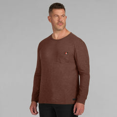 Cleveland Browns J. Palmer In-The-Pocket Long Sleeve T-Shirt - Tan - NFL