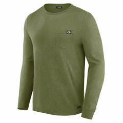 Green Bay Packers J. Palmer In-The-Pocket Long Sleeve T-Shirt - Olive - NFL