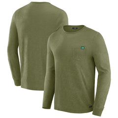New York Jets J. Palmer In-The-Pocket Long Sleeve T-Shirt - Olive - NFL