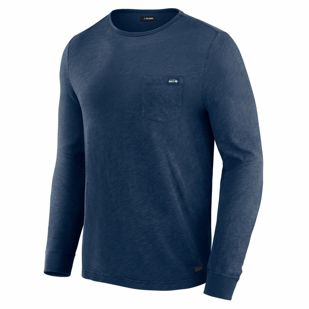 Seattle Seahawks J. Palmer In-The-Pocket Long Sleeve T-Shirt - Navy - NFL