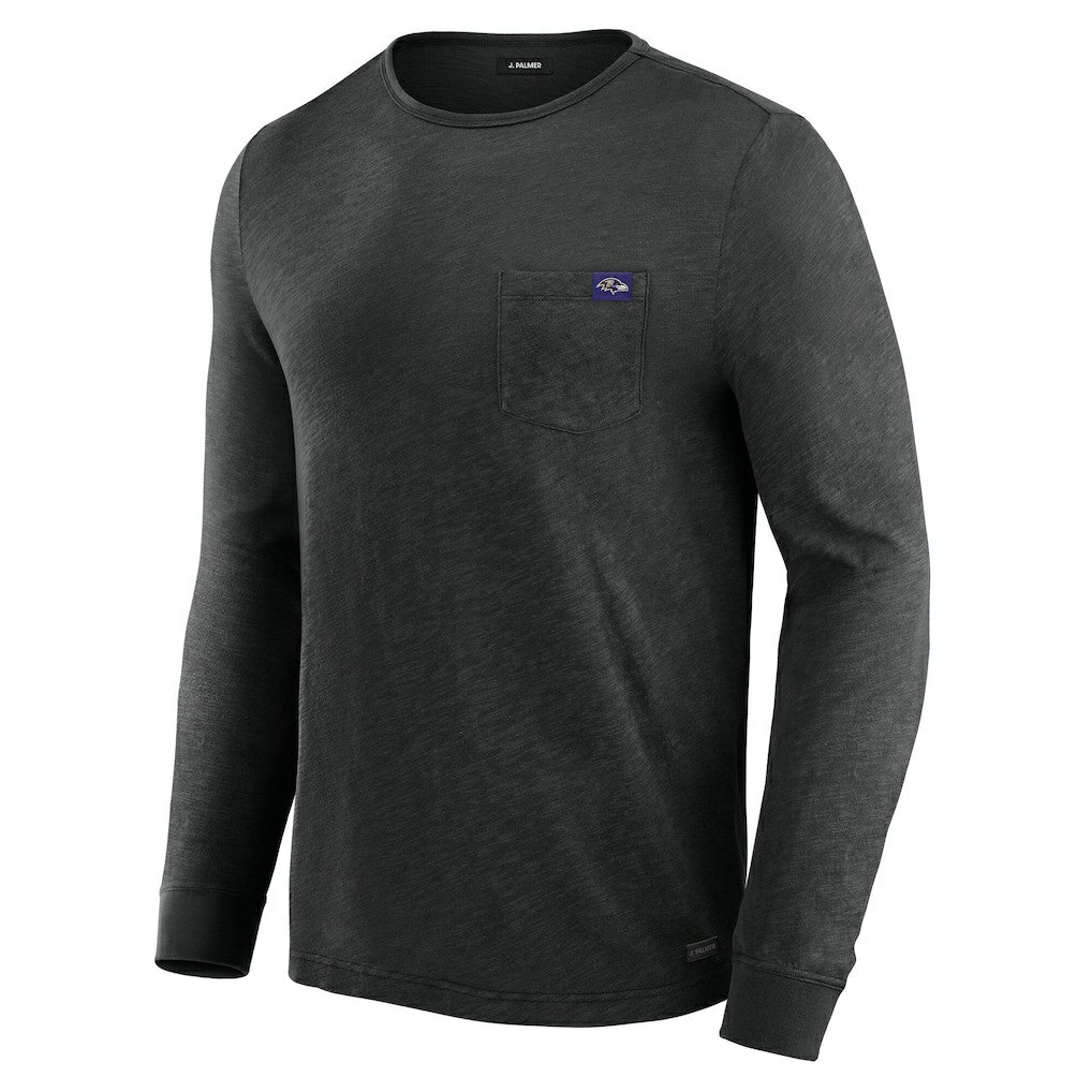 Baltimore Ravens J. Palmer In-The-Pocket Long Sleeve T-Shirt - Black - NFL