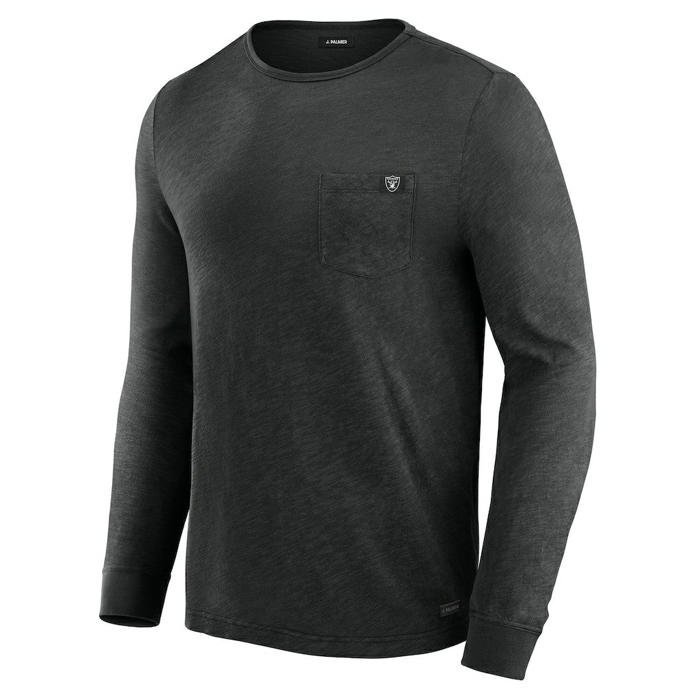 Las Vegas Raiders J. Palmer In-The-Pocket Long Sleeve T-Shirt - Black - NFL