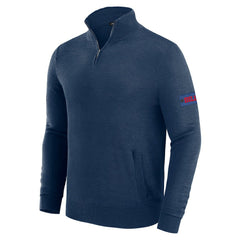 Buffalo Bills J. Palmer Franchise Quarter-Zip Sweater - Navy - NFL