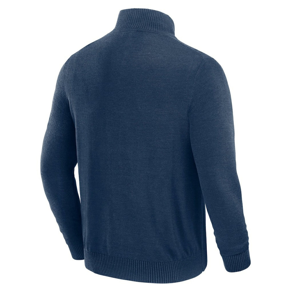 New York Giants J. Palmer Franchise Quarter-Zip Sweater - Navy - NFL