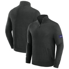 Baltimore Ravens J. Palmer Franchise Quarter-Zip Sweater - Black - NFL