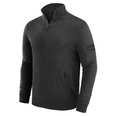 Cincinnati Bengals J. Palmer Franchise Quarter-Zip Sweater - Black - NFL