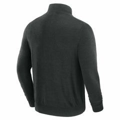 Detroit Lions J. Palmer Franchise Quarter-Zip Sweater - Black - NFL