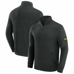 Green Bay Packers J. Palmer Franchise Quarter-Zip Sweater - Black - NFL