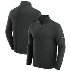 Las Vegas Raiders J. Palmer Franchise Quarter-Zip Sweater - Black - NFL