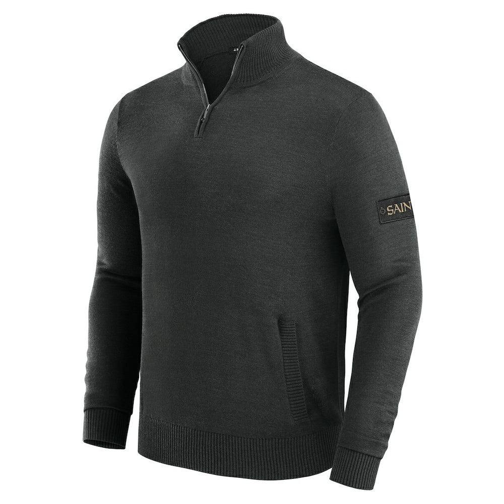 New Orleans Saints J. Palmer Franchise Quarter-Zip Sweater - Black - NFL