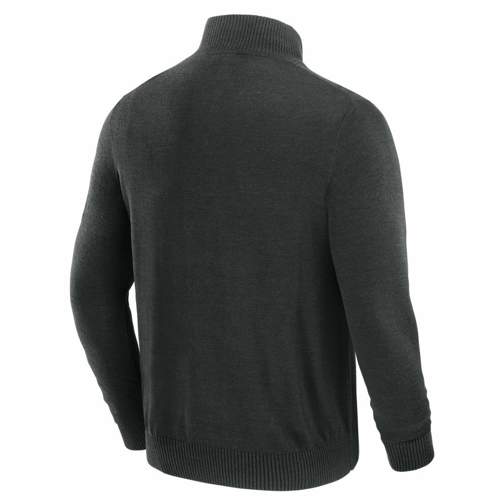 New York Jets J. Palmer Franchise Quarter-Zip Sweater - Black - NFL