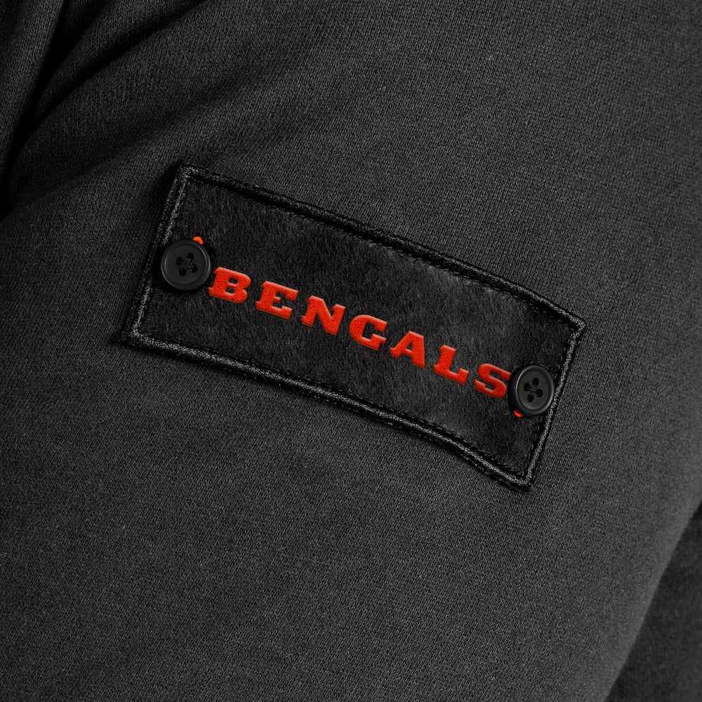 Cincinnati Bengals J. Palmer QB1 Full-Zip Sweatshirt - Black - NFL