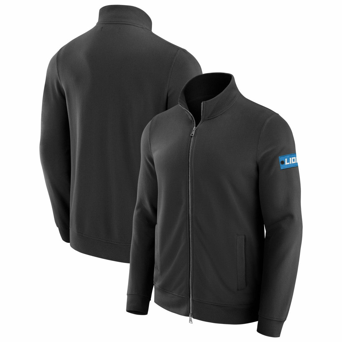 Detroit Lions J. Palmer QB1 Full-Zip Sweatshirt - Black - NFL