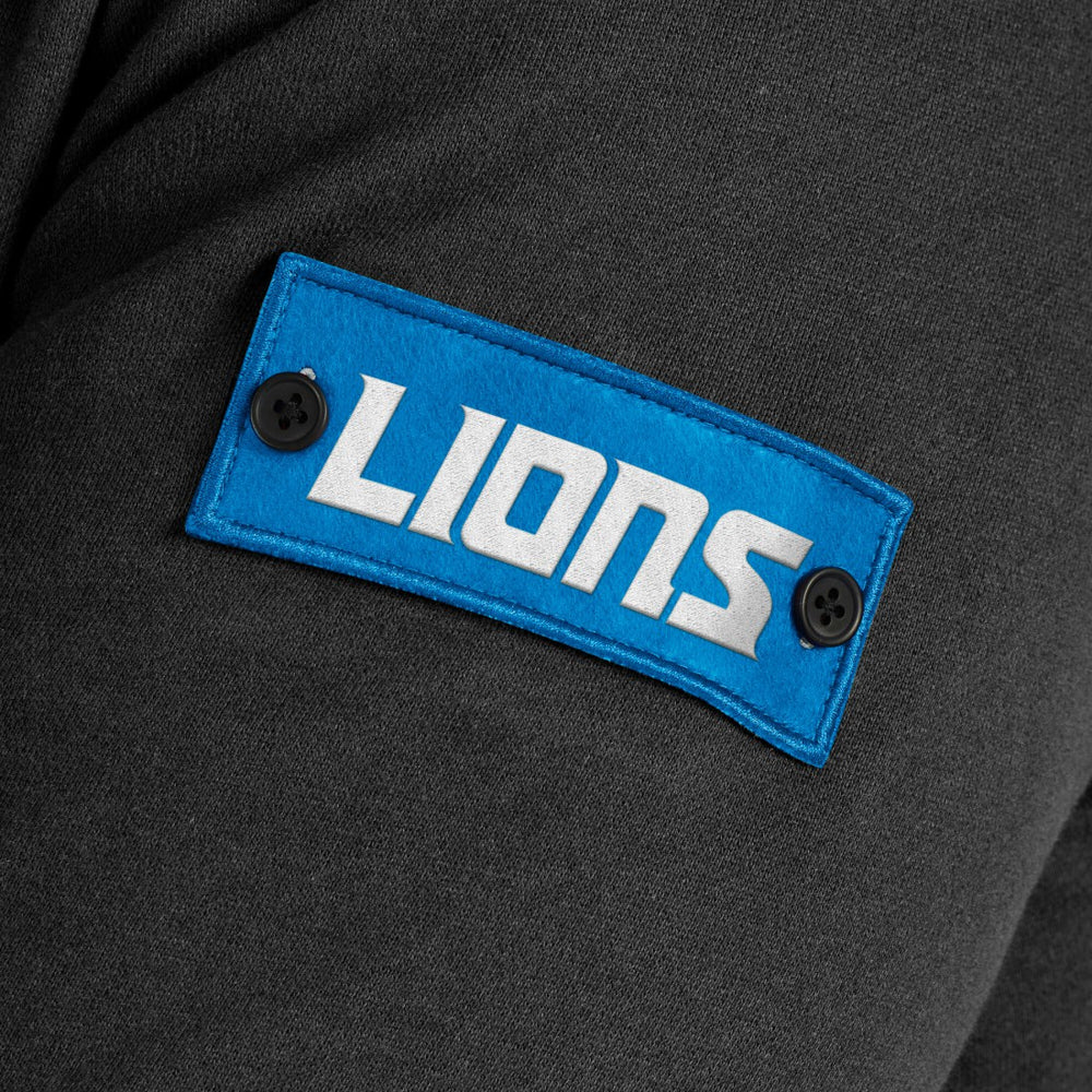Detroit Lions J. Palmer QB1 Full-Zip Sweatshirt - Black - NFL