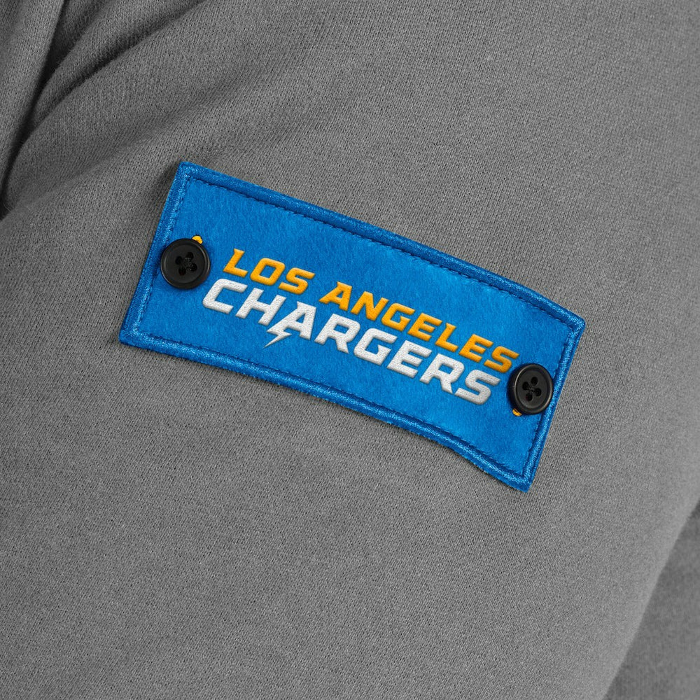 Los Angeles Chargers J. Palmer QB1 Full-Zip Sweatshirt - Graphite - NFL