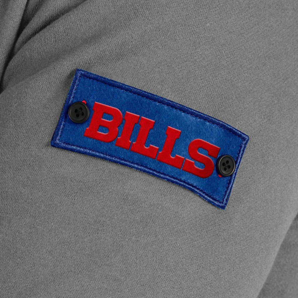 Buffalo Bills J. Palmer QB1 Full-Zip Sweatshirt - Graphite - NFL