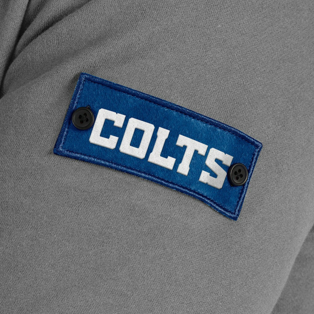 Indianapolis Colts J. Palmer QB1 Full-Zip Sweatshirt - Graphite - NFL