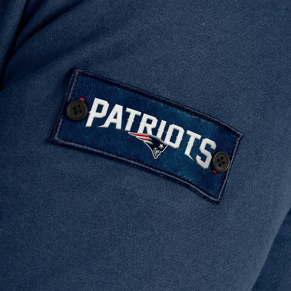 New England Patriots J. Palmer QB1 Full-Zip Sweatshirt - Navy - NFL