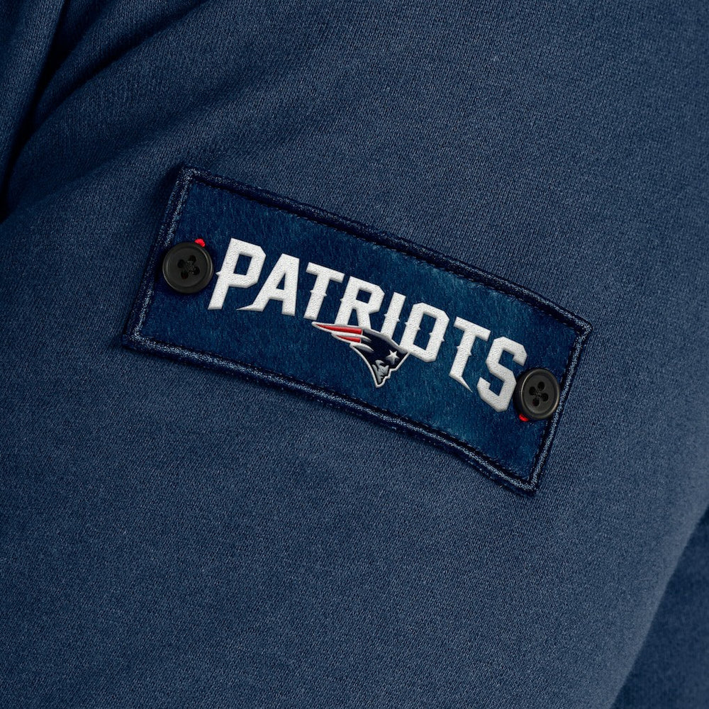 New England Patriots J. Palmer QB1 Full-Zip Sweatshirt - Navy - NFL