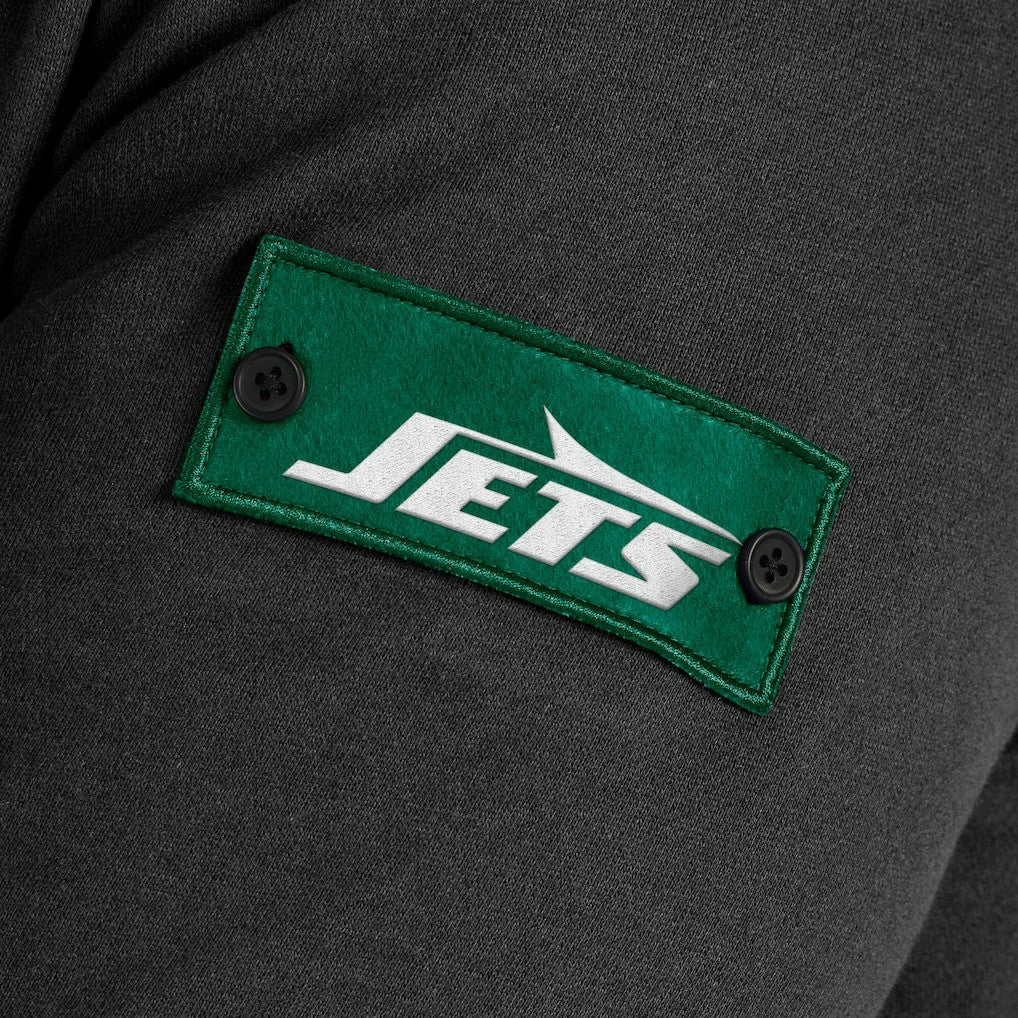 New York Jets J. Palmer QB1 Full-Zip Sweatshirt - Black - NFL