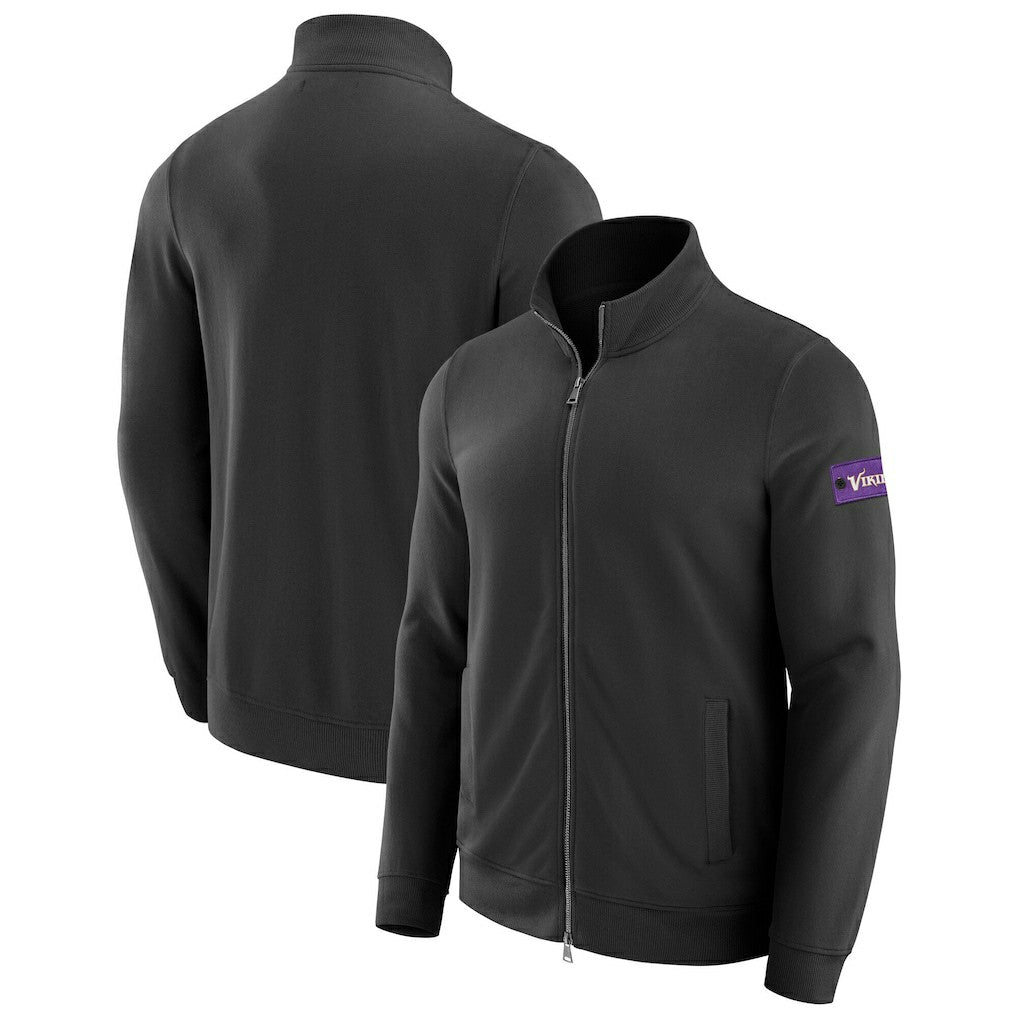 Minnesota Vikings J. Palmer QB1 Full-Zip Sweatshirt - Black - NFL