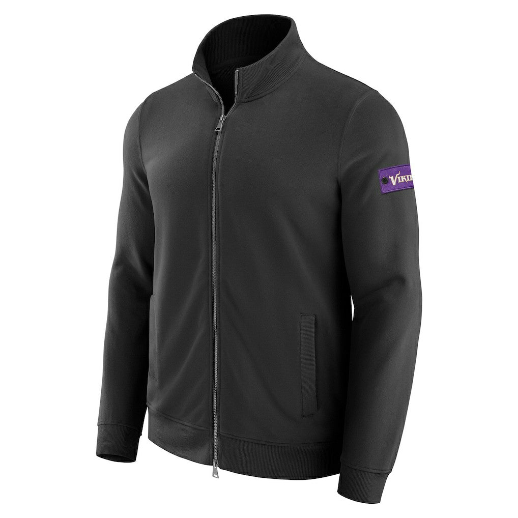 Minnesota Vikings J. Palmer QB1 Full-Zip Sweatshirt - Black - NFL