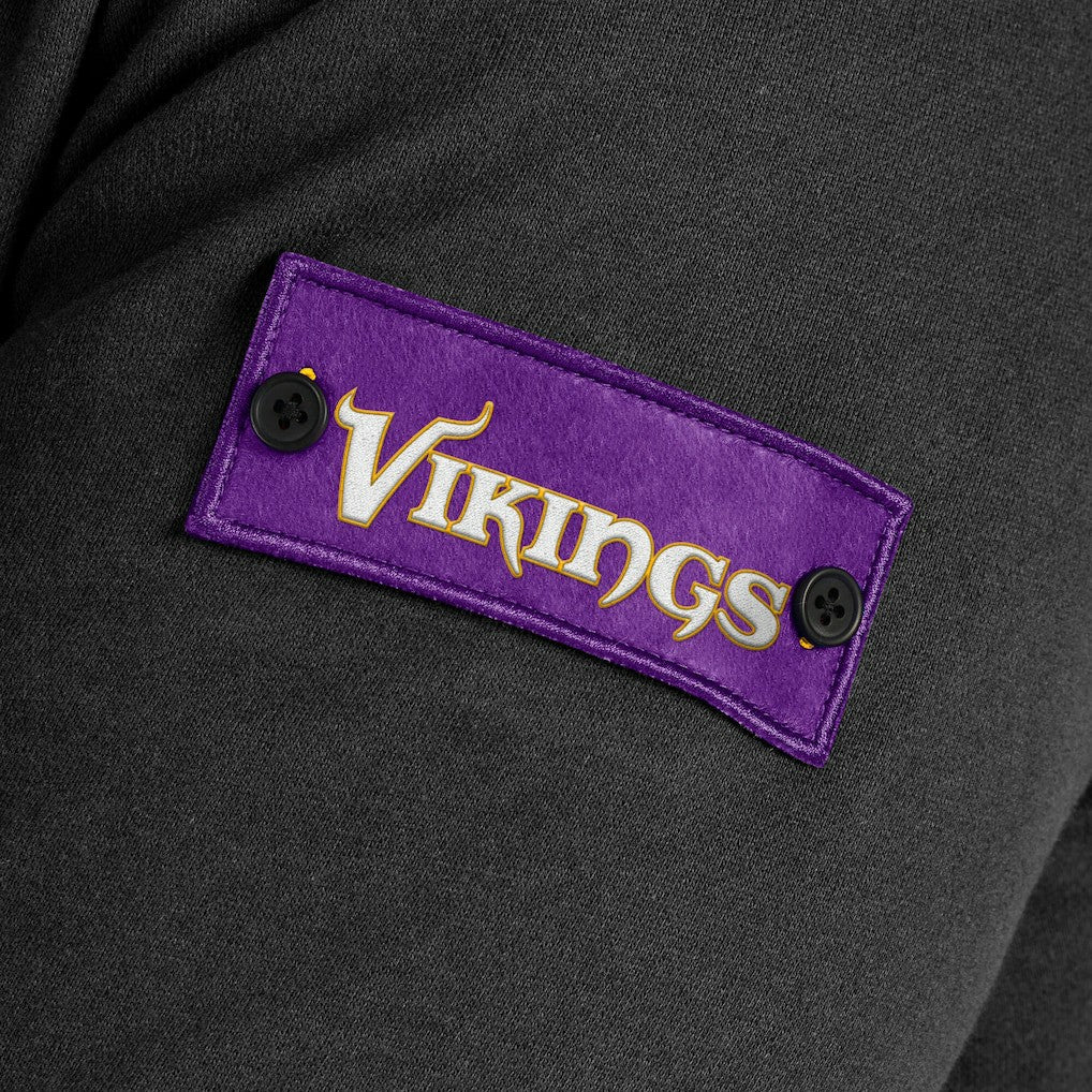 Minnesota Vikings J. Palmer QB1 Full-Zip Sweatshirt - Black - NFL