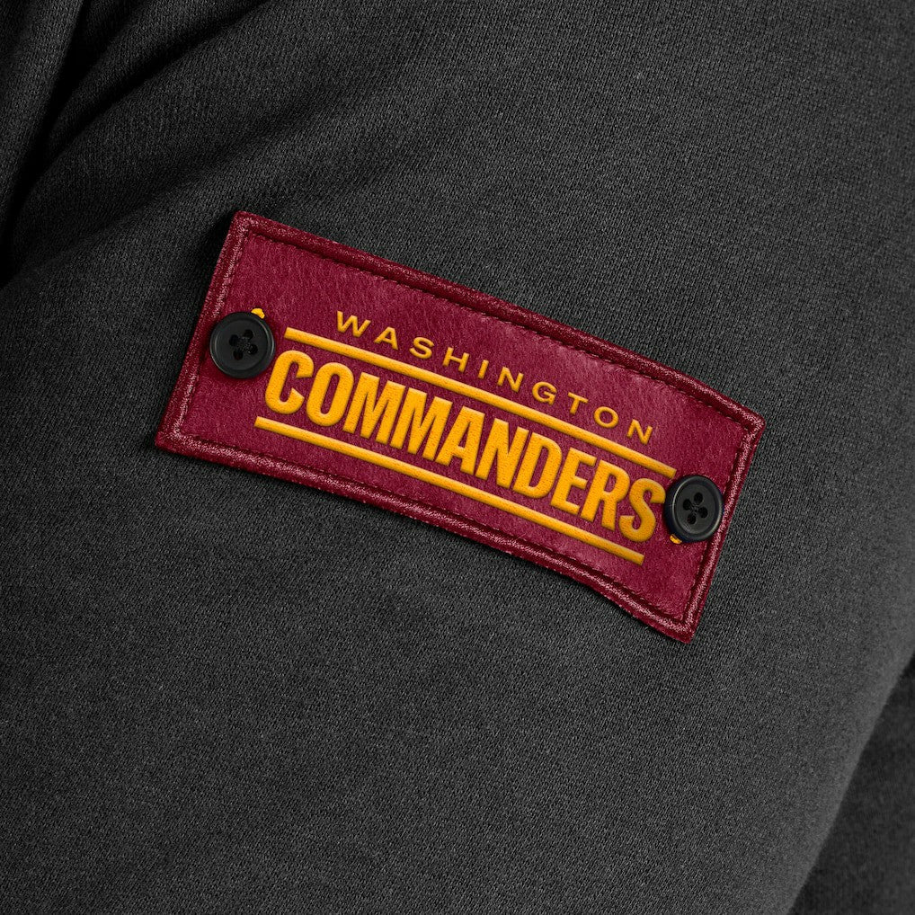 Washington Commanders J. Palmer QB1 Full-Zip Sweatshirt - Black - NFL