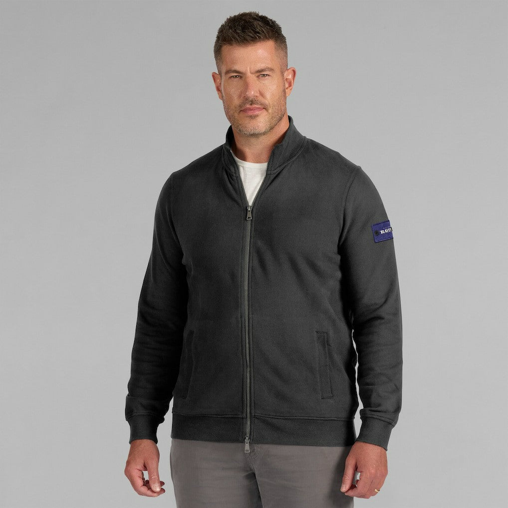 Baltimore Ravens J. Palmer QB1 Full-Zip Sweatshirt - Black - NFL