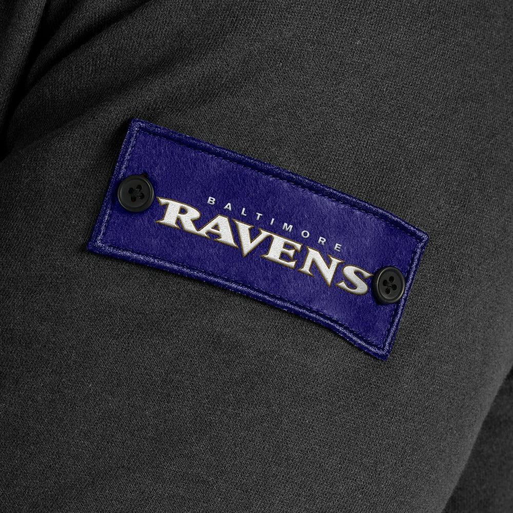 Baltimore Ravens J. Palmer QB1 Full-Zip Sweatshirt - Black - NFL
