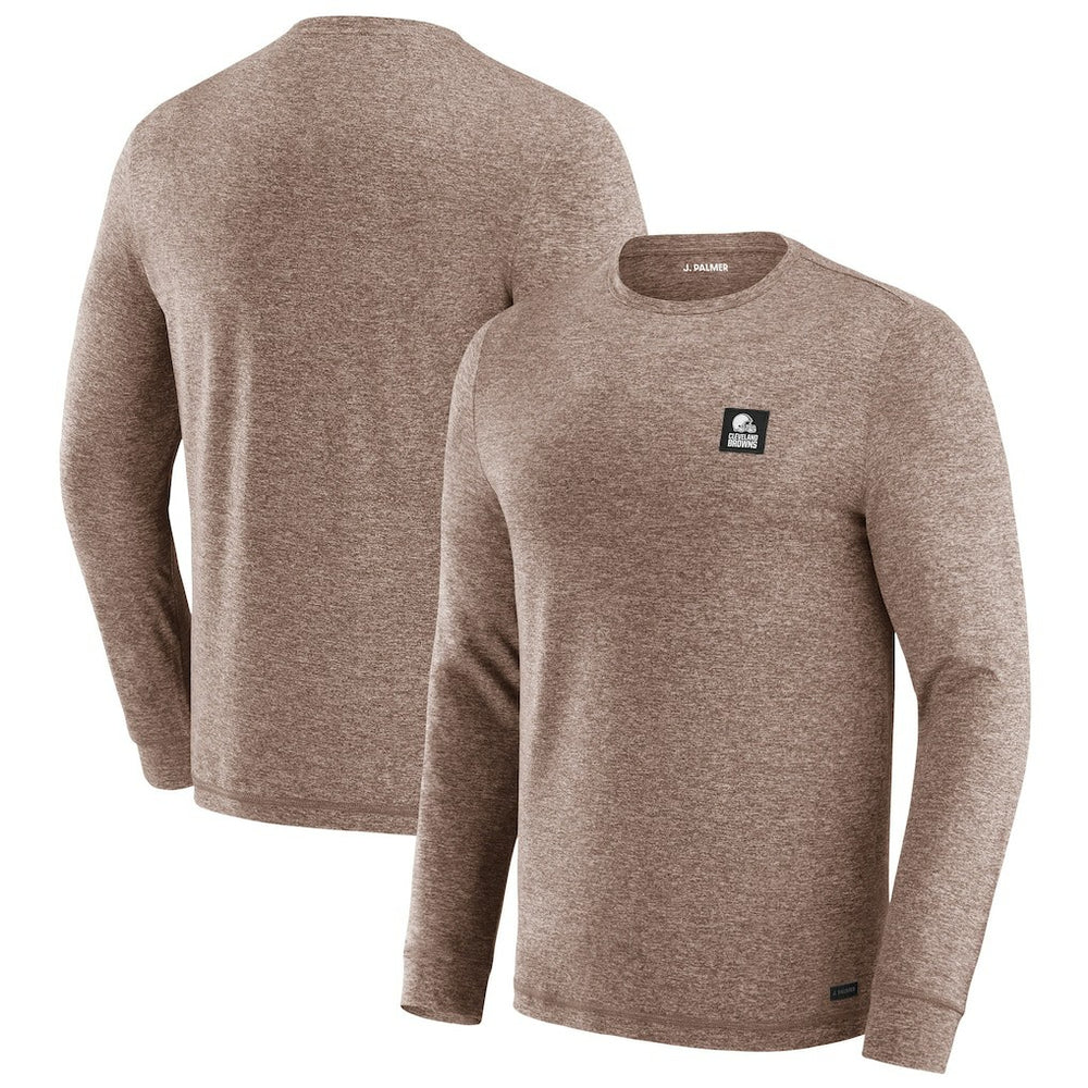 Cleveland Browns J. Palmer Four Down Long Sleeve T-Shirt - Brown - NFL